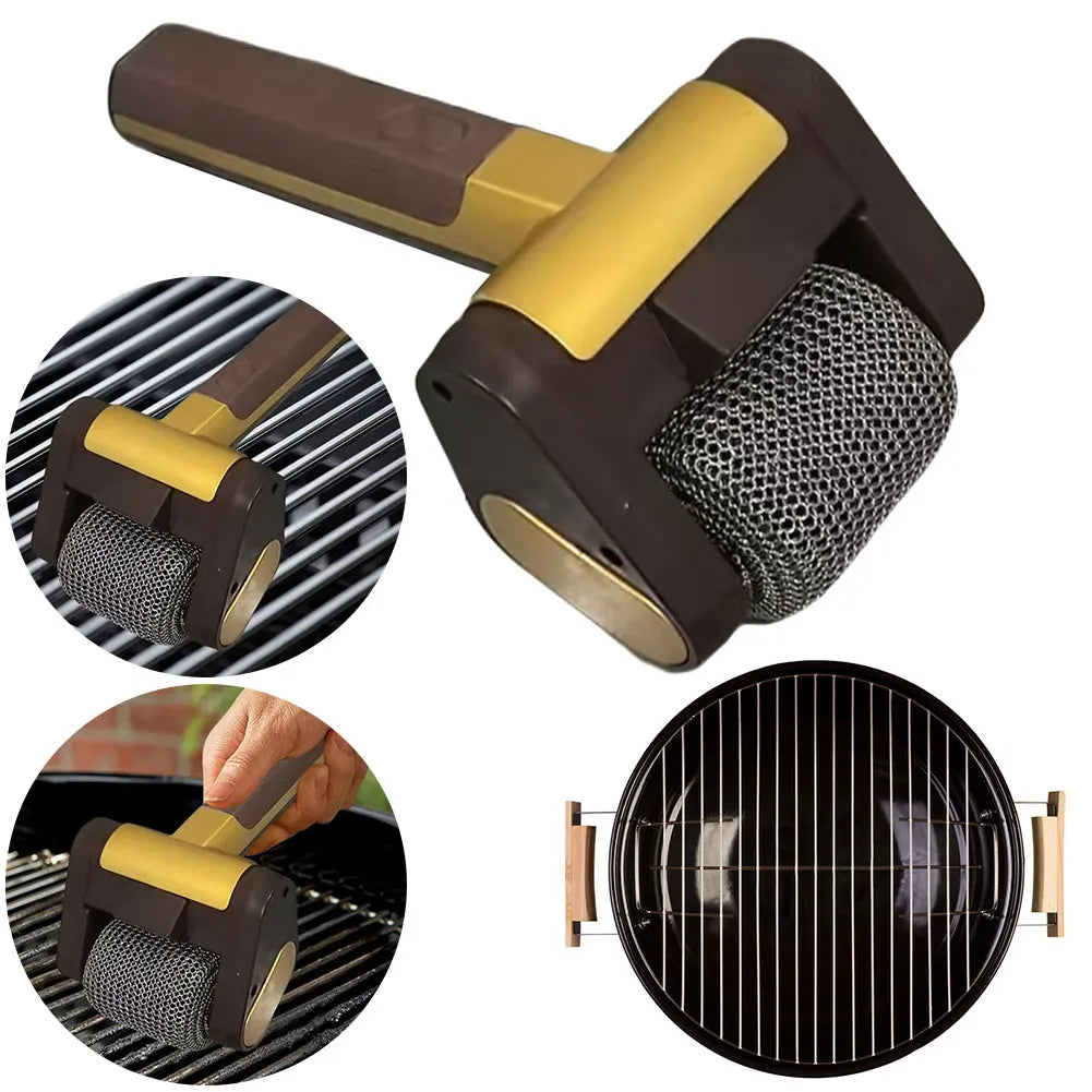 Bristle-Free Grill Cleaner Roller
