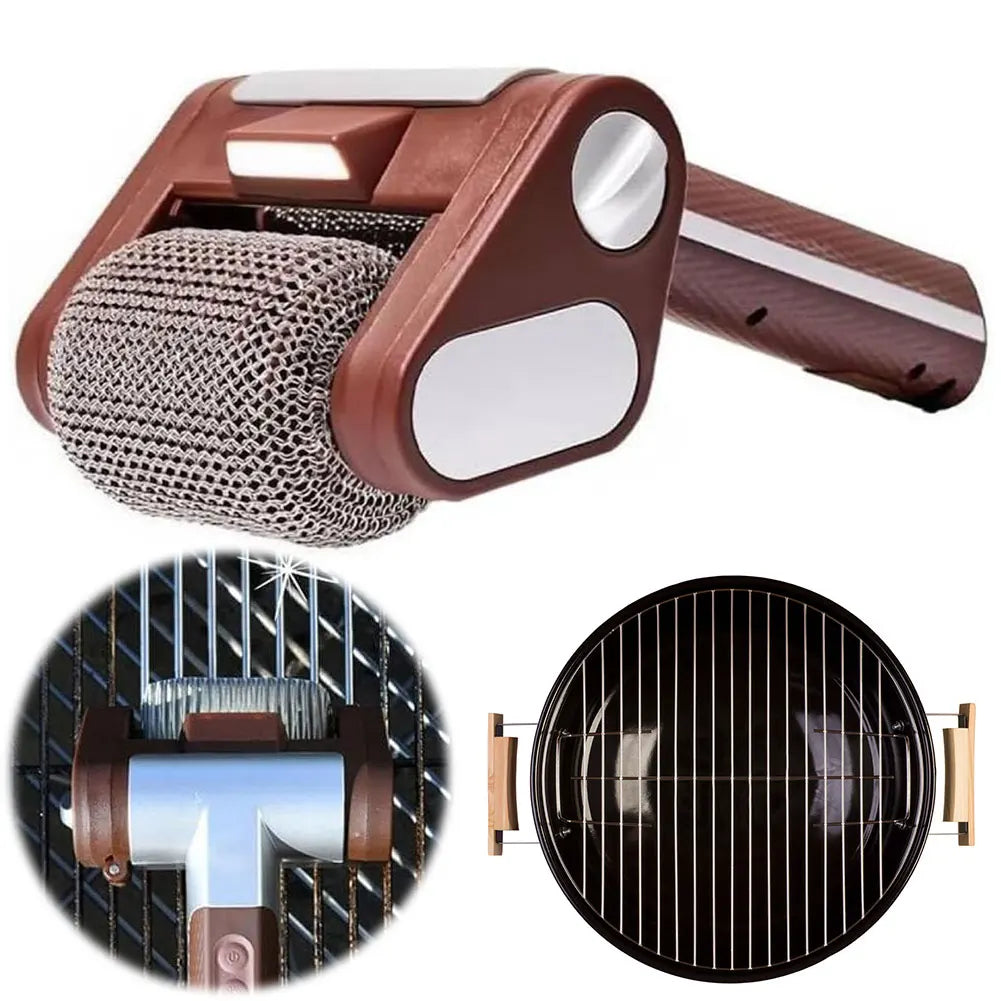 Bristle-Free Grill Cleaner Roller