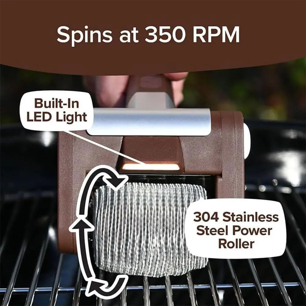 Bristle-Free Grill Cleaner Roller