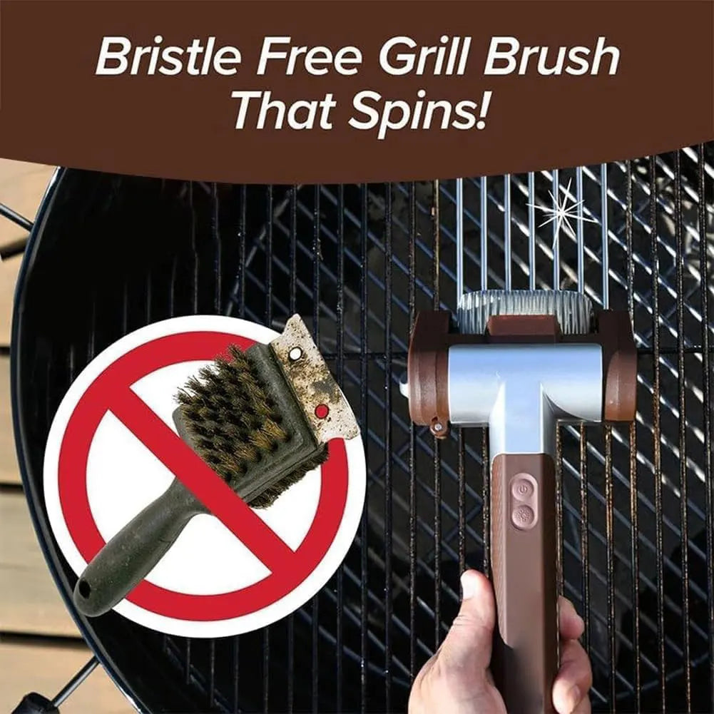 Bristle-Free Grill Cleaner Roller